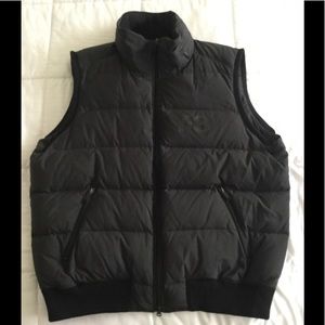 Y-3 Adidas Black Puffer Vest
